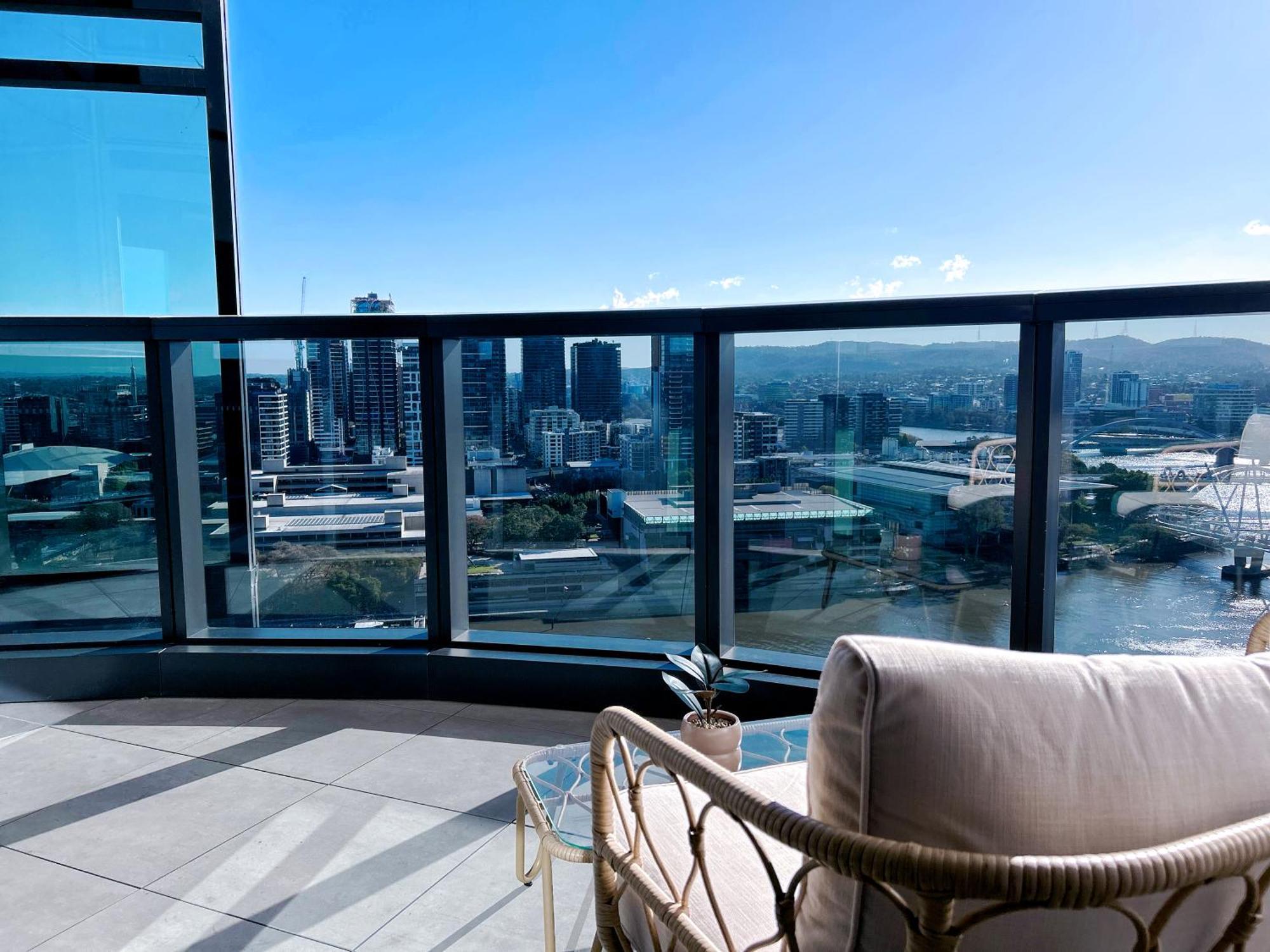 Brisbane Riverfront Oasis 2Bed Panoramic Riverview Esterno foto